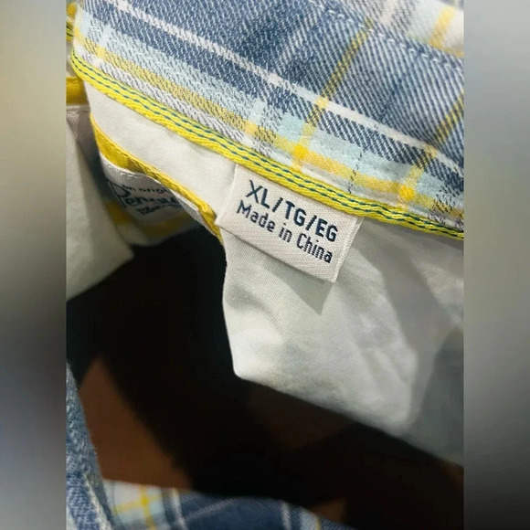 Original Penguin Men's Standard Plaid Long Sleeve Button-Down Shirt , XL - Picture 7 of 14